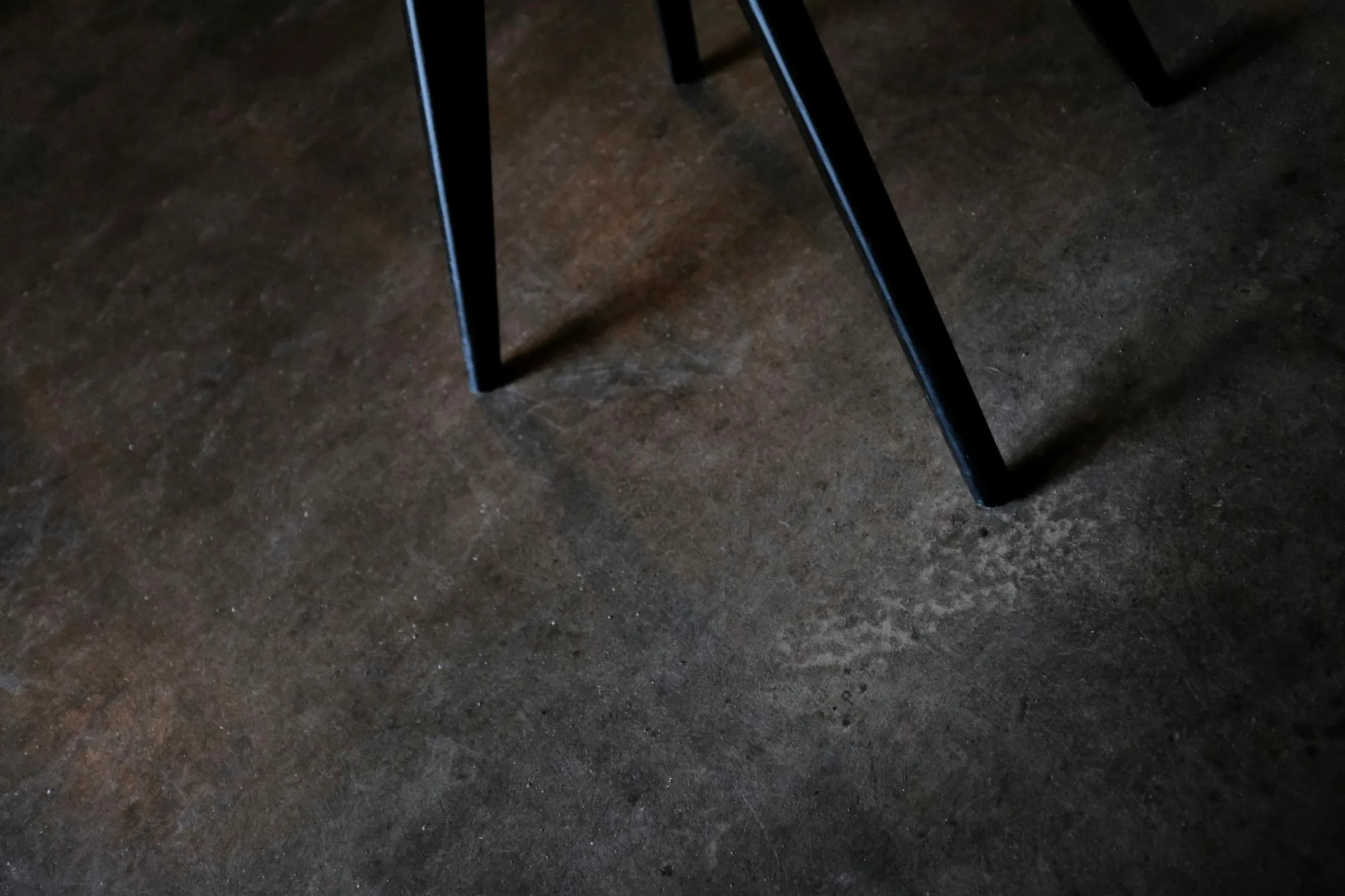 Polished concrete floors in different colours