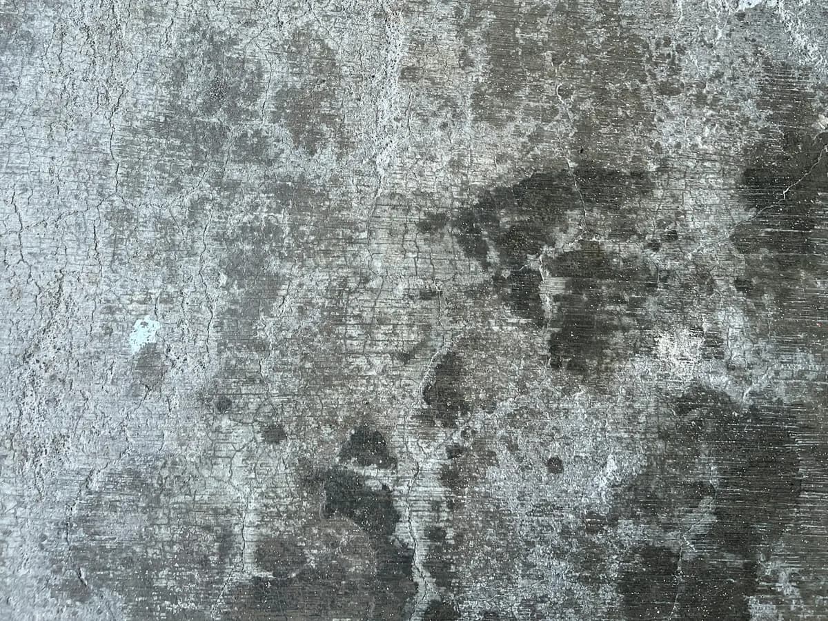 Honed concrete close-up