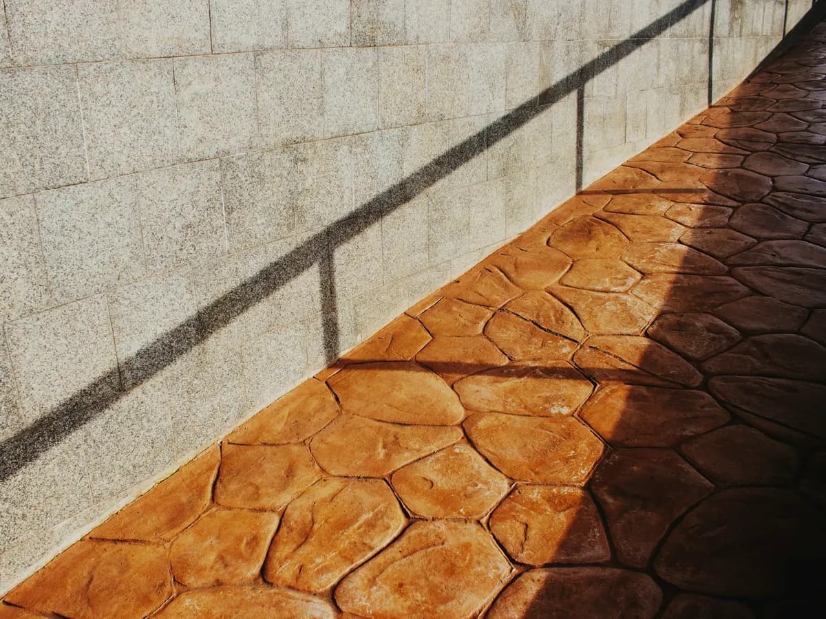 Liquid limestone driveway