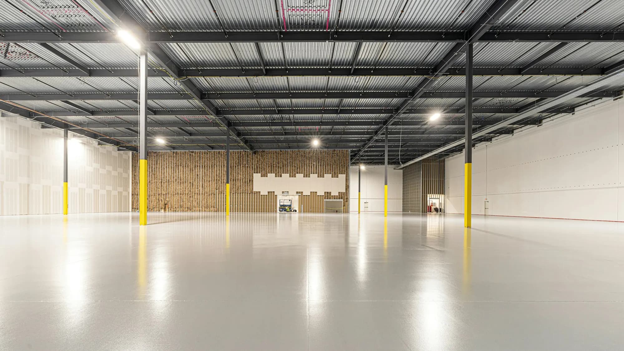 Polished concrete floor hero shot